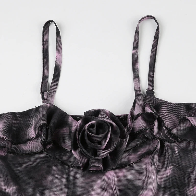 Floral Ruffles Top