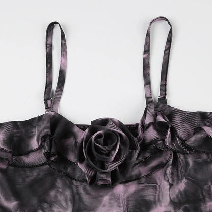 Floral Ruffles Camisole Top
