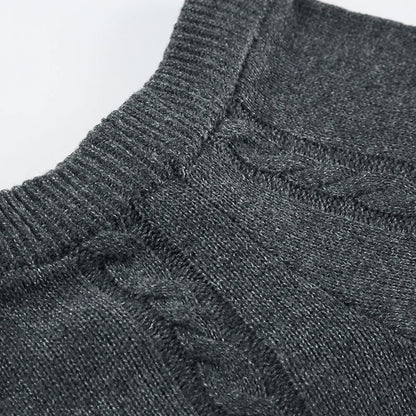 Gray Slim Knit Mini Shorts