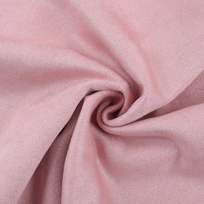 Pink Zip Up Suede Jacket