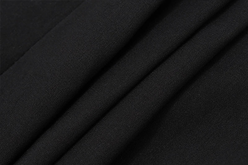 Black Off Shoulder Sleeveless Backless Top
