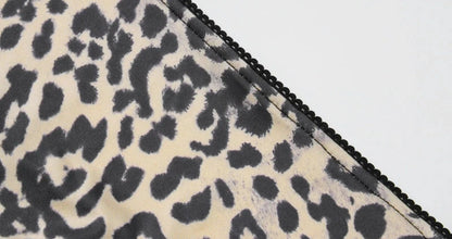 Chic Leopard Backless Bodycon Maxi Dress
