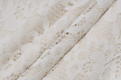 White Lace Hollow Out Sleeveless Sheath Maxi Dress