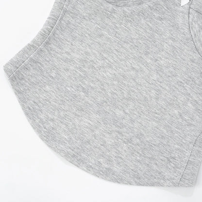 Gray Strapless Tank Top