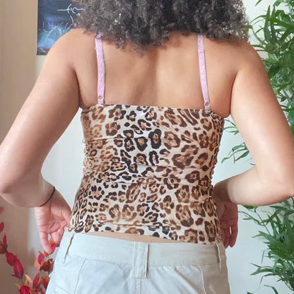 Leopard Lace Top - Stylish and Comfortable