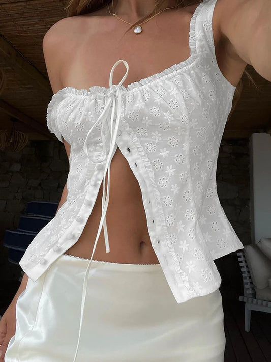 White Cotton Top