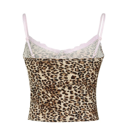 Leopard Lace Top - Stylish and Comfortable