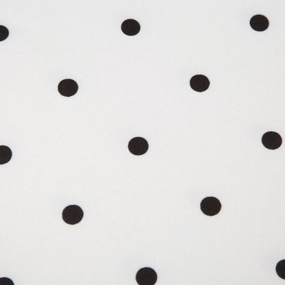 White Lace Polka Dot Midi Dress