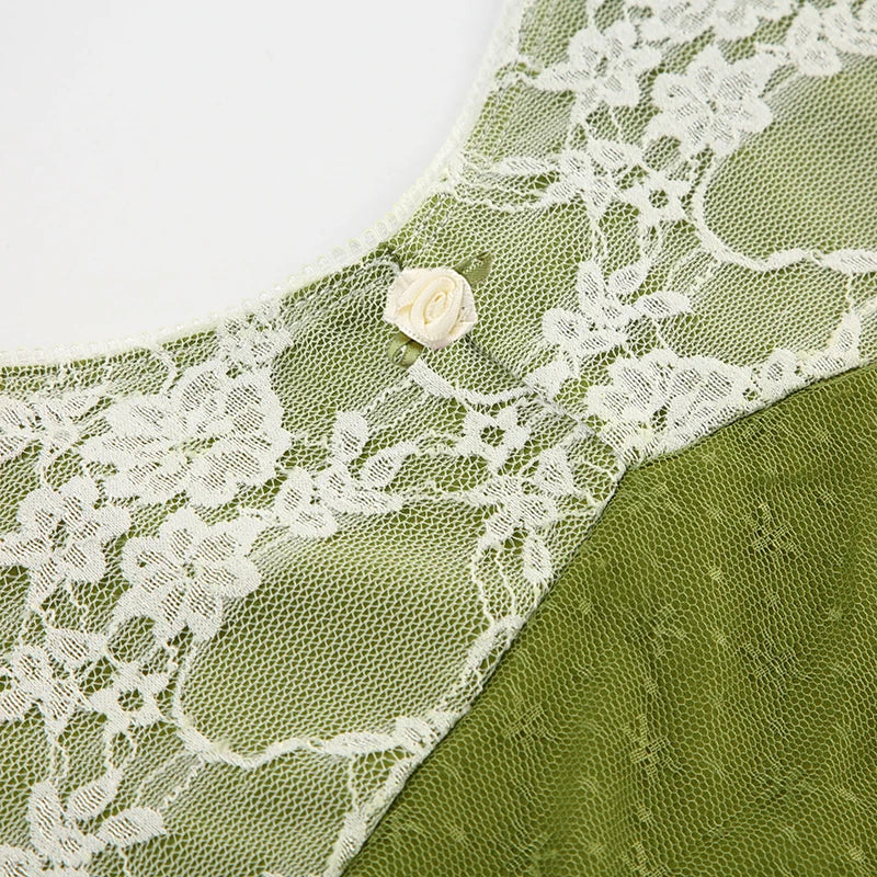 Lace Split Top