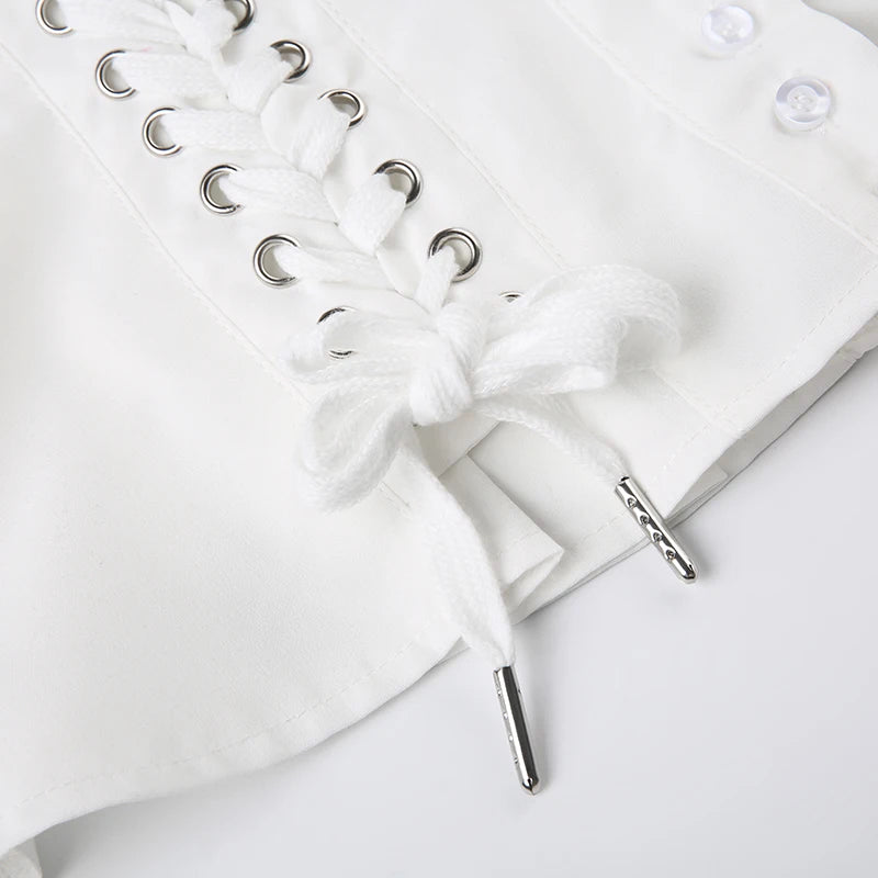 White Blouse Top