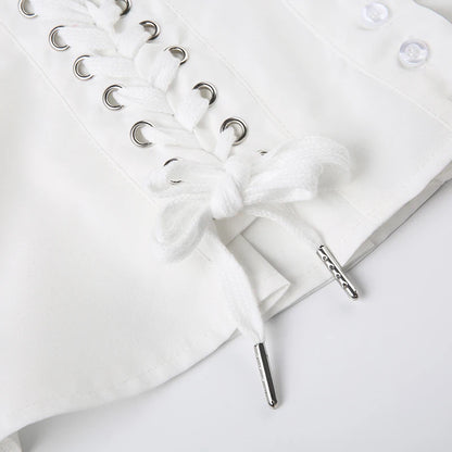 Classic White Blouse Top