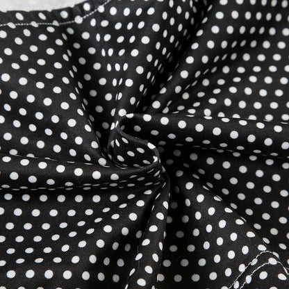 Polka Dot Bow Tie Camisole & Low Rise Shorts Set