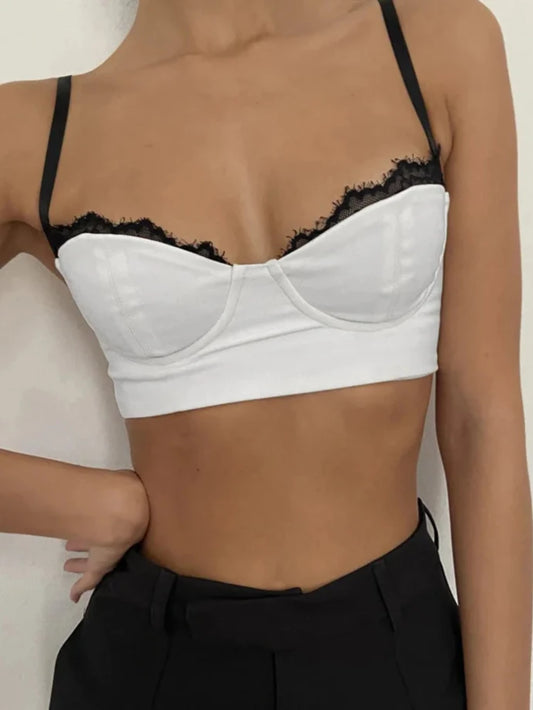 White Lace Tank Top