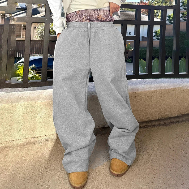 Double Wait Tie Straight Leg Pant Sport Full