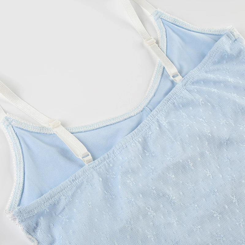Lace Split Top