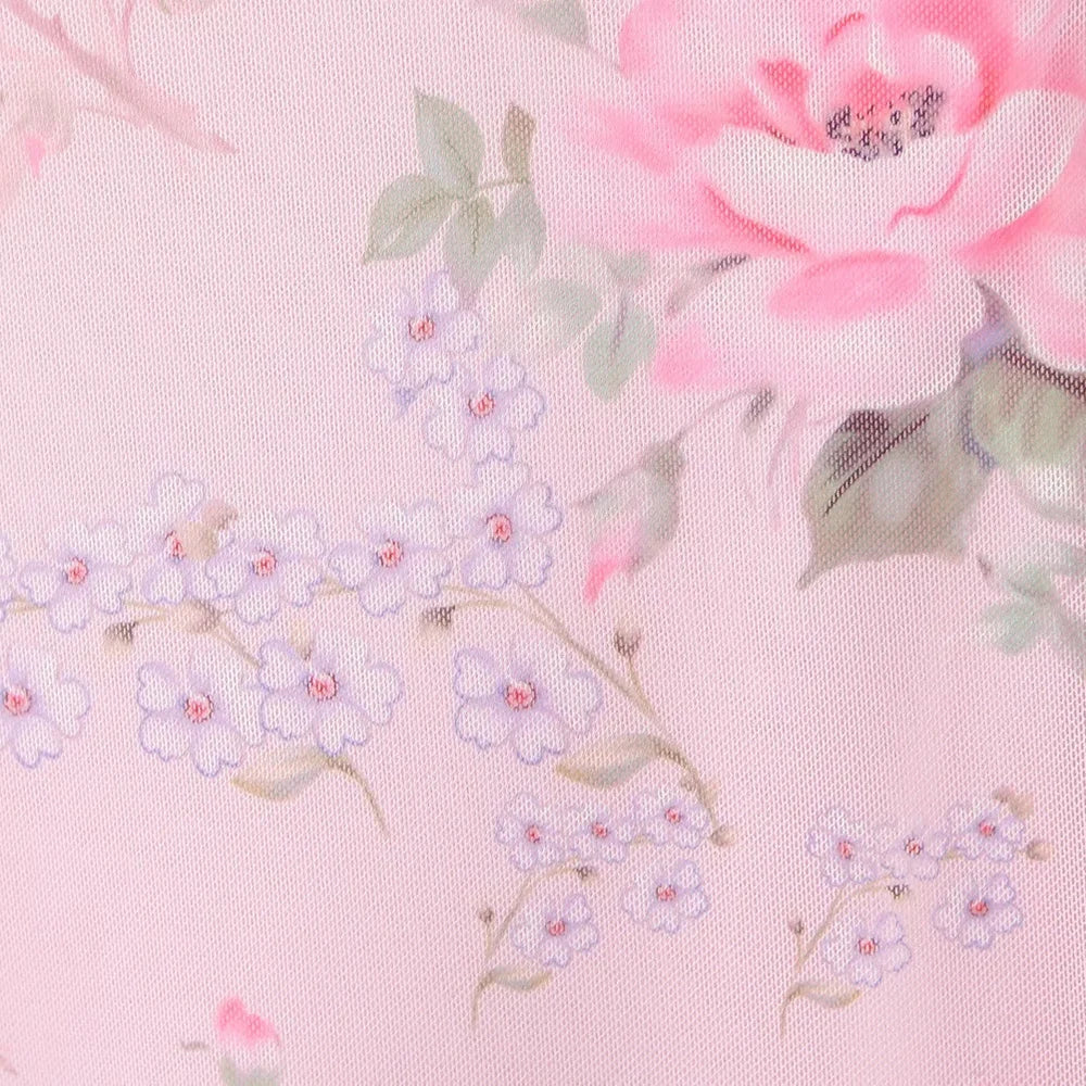 Pink Floral Mini Dress