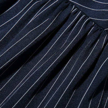 Blue Striped Mini Dress