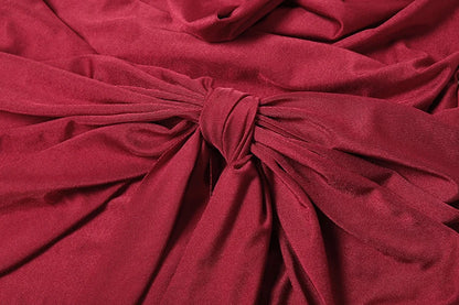 Red Backless Mini Dress
