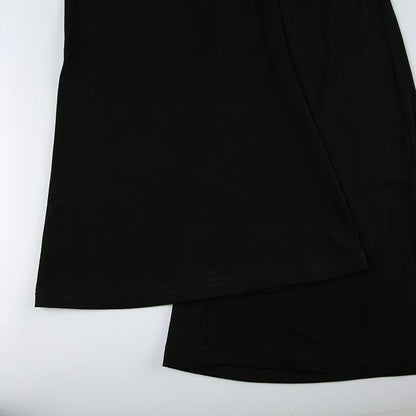 Lace Patchwork Bow Straight Pants - Stylish Joggers