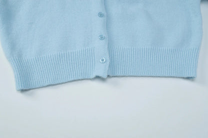 O-Neck Long Sleeve Cardigan