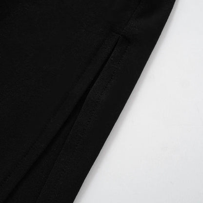 Elegant Halter Backless Dress with Pearl Strap