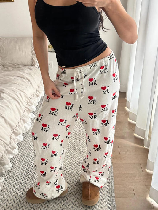 Jogger Looe Sweatpant Lace-up Letter Pant Trouer