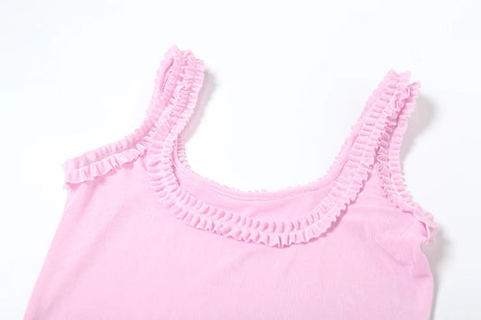 Pink Flowers Lace Mini Bodycon Dress