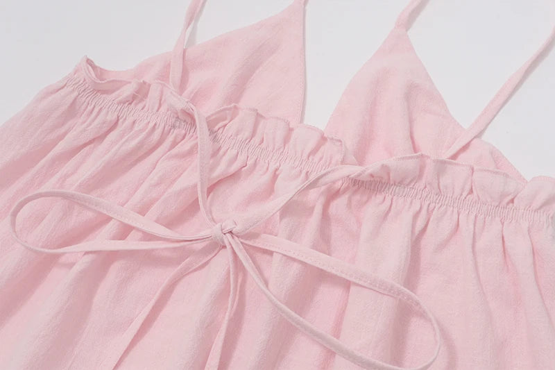 Off Shoulder V-Neck Backless Top