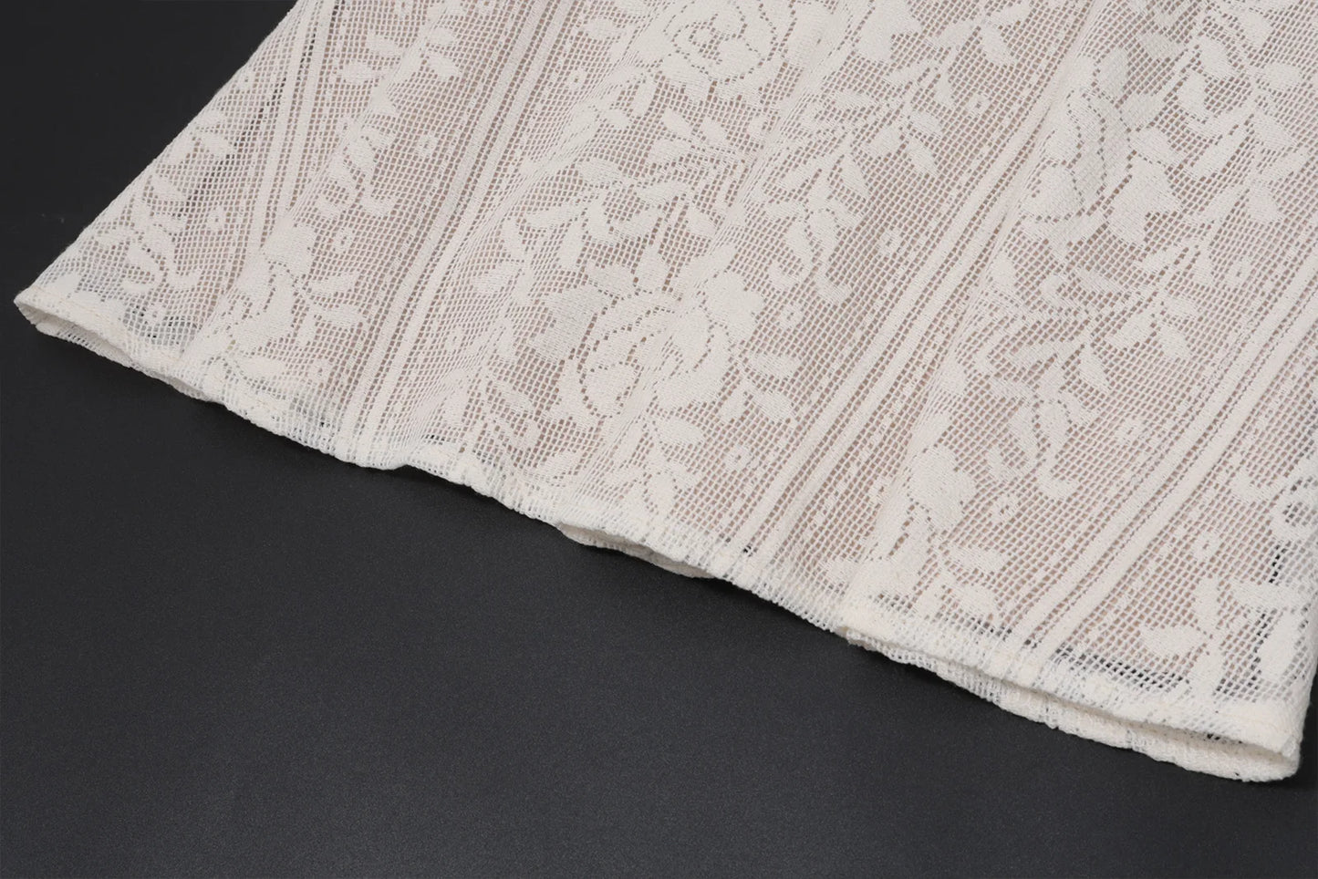 White Off Shoulder Lace Long Sleeve Mini Dress