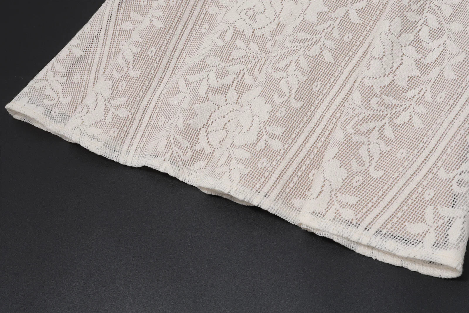 White Off Shoulder Lace Long Sleeve Mini Dress