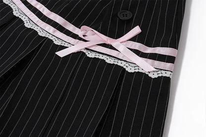 Black High-Waist Mini Skirt