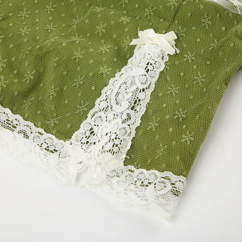 Lace Split Top