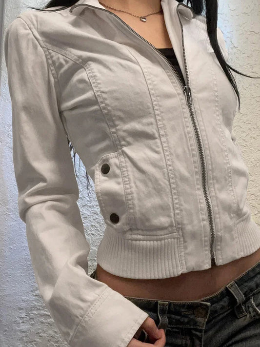 Zip Up Jackets Pockets Coats