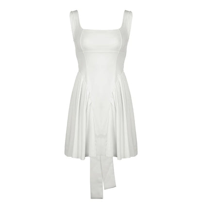 Backless Tie Dye A-line Dress