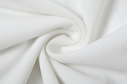 White Ruffles Long Sling Dress