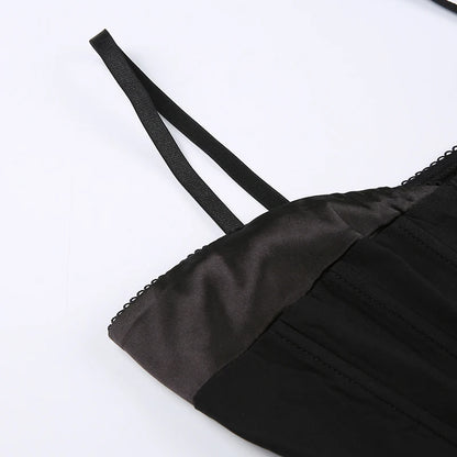 Camisole Sleeveless Backless Strap Knit Bustier