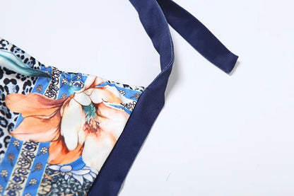 Colorful Print Two Piece Tracksuit Set