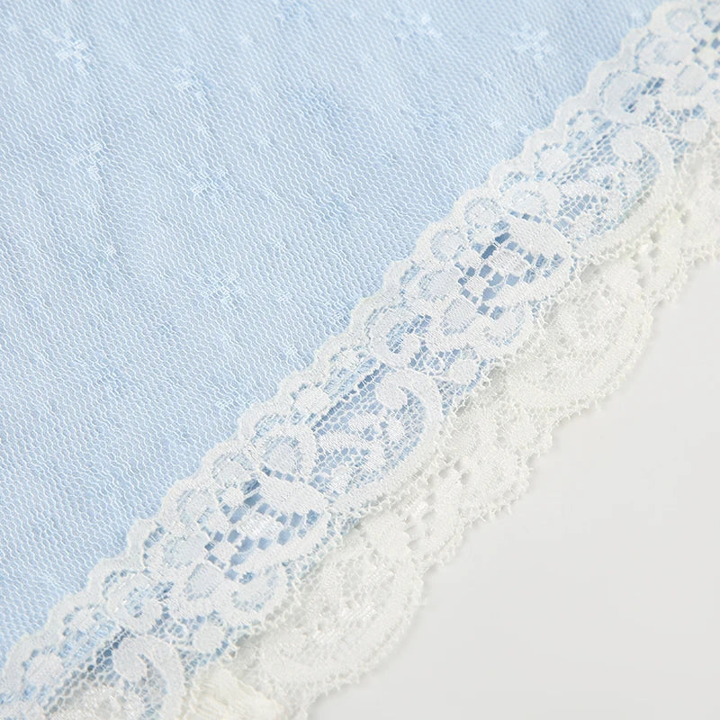 Lace Split Top