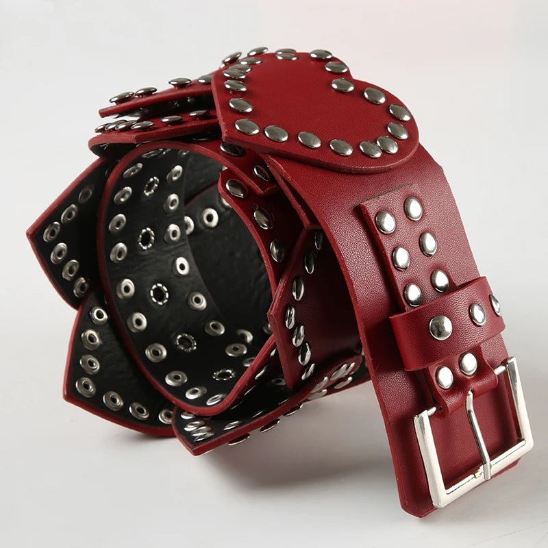 PU Belts Hole PU Belt Fairycore Grunge Belts