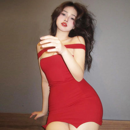 Off The Shoulder Bodycon Mini Dress