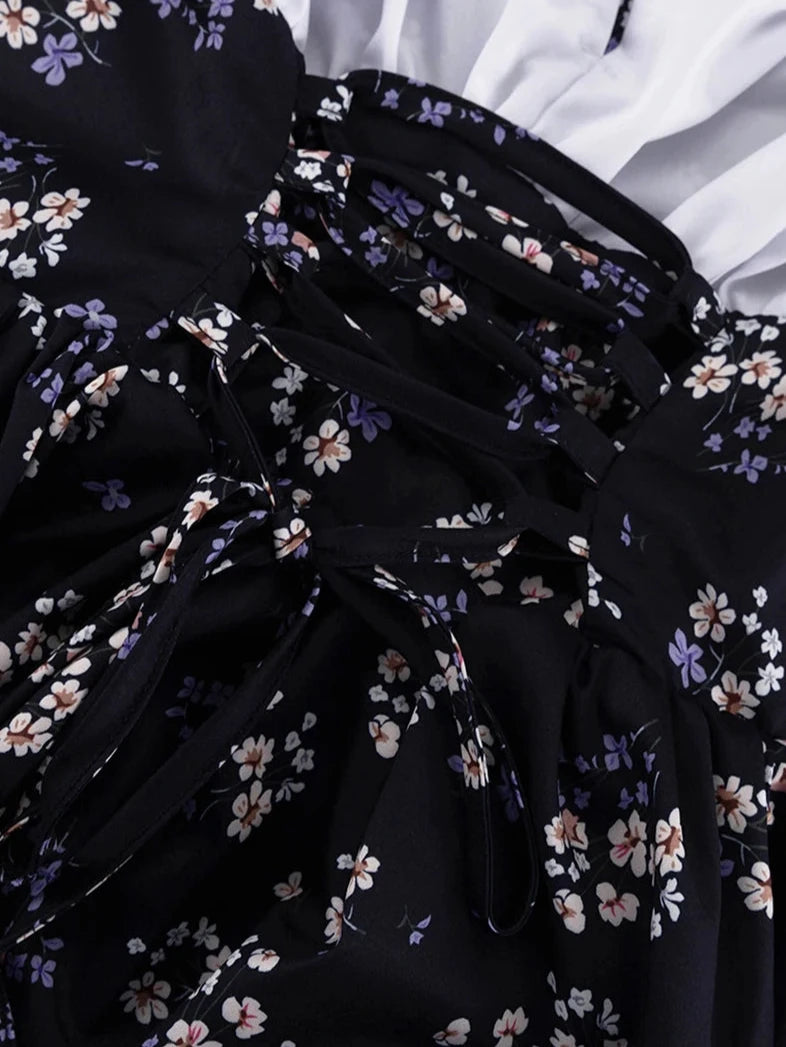Slim Puff Sleeve Mini Dress