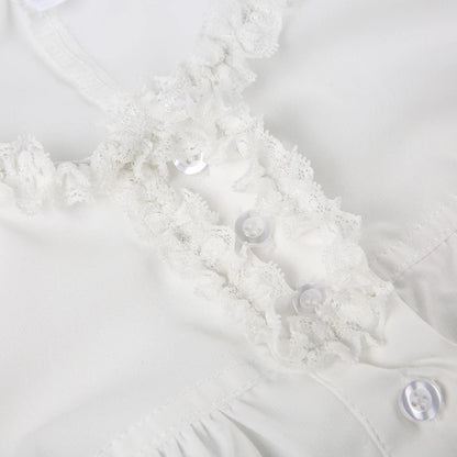 Classic White Blouse Top