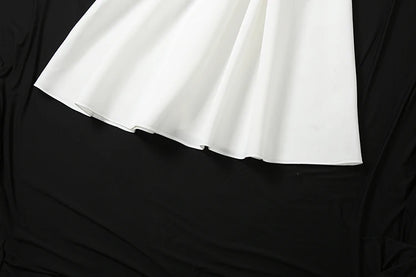 Backless Ruffles Bodycon Dress with Cleavage Wrap