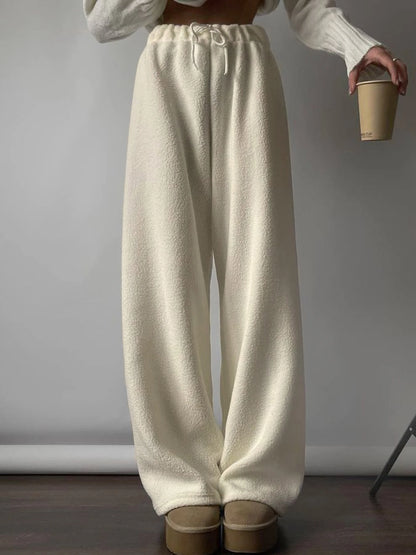Thermal Lined Comfy Trousers with Adjustable Drawstring