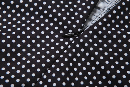 Speckled Print Mini Bodycon Dress with Spaghetti Straps