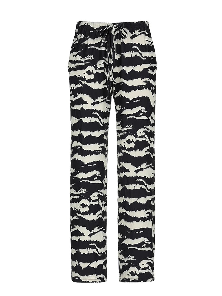 Zebra Looe Trouer Bottom Pant
