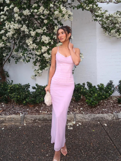 Pink Maxi Dress Pink