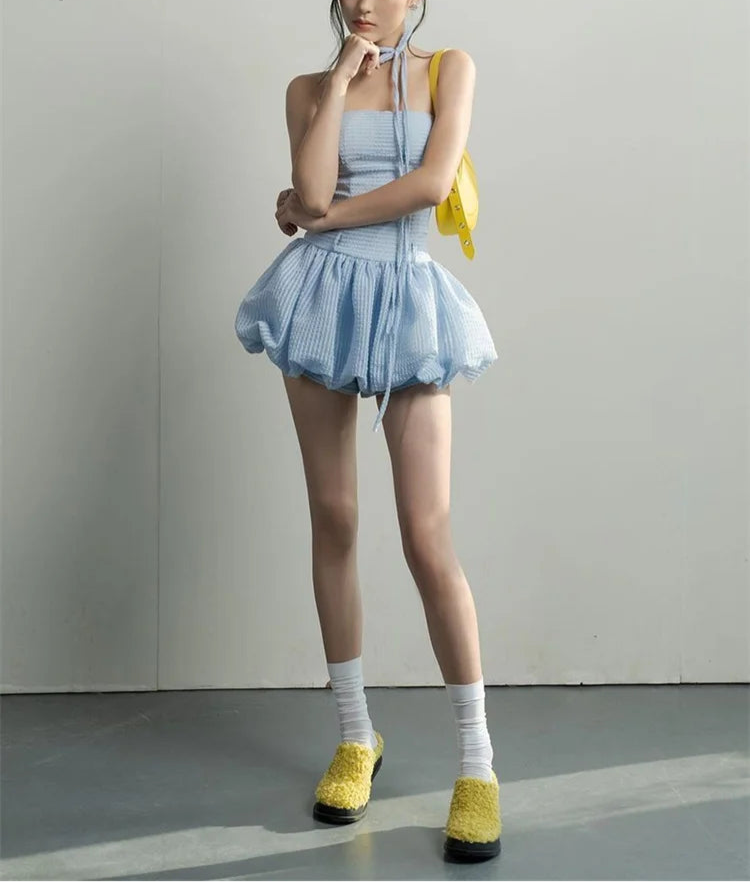 A-Line Princess Mini Dress