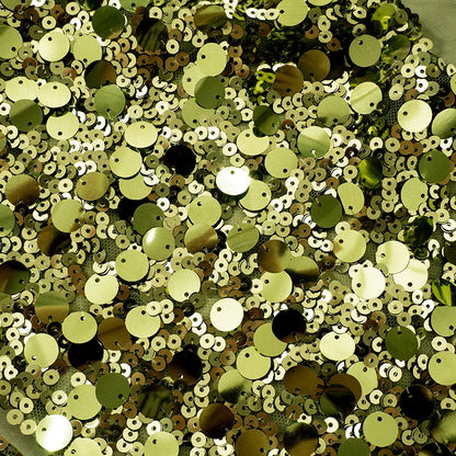 Green Low-Cut Sequin Backless Tank Top