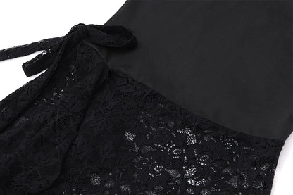 Off Shoulder Lace Ruffle Trim Crop Top